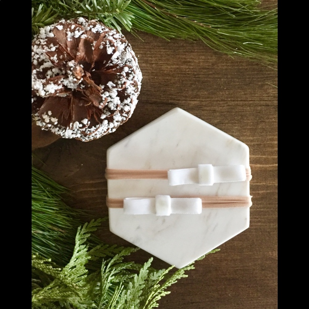 Mini velvet headband